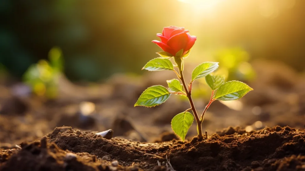 how to grow rose flower plant